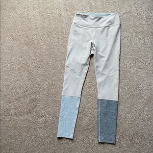 Outdoor Voices Colorblock Leggings - Gray and Blue
